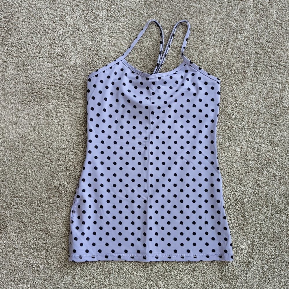 lululemon Power Y - Lilac Polka Dot